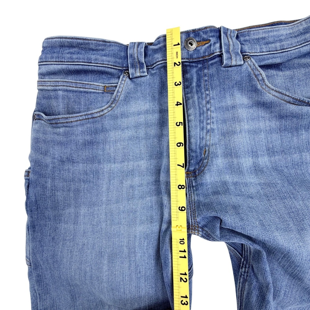 Duluth Ballroom DoubleFlex Jeans Men 33x34 Blue Cotton Stretch Standard Fit Work - Picture 15 of 16